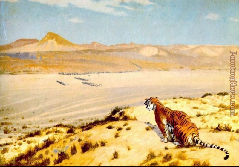 Jean-Leon Gerome Tiger On The Watch